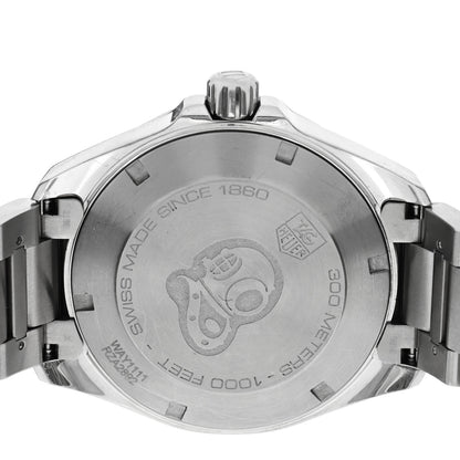 Tag Heuer Stainless Steel 40mm Aquaracer 300M Quartz Watch Silver WAY1111 4 of 4