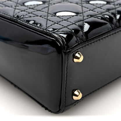 Christian Dior Patent Cannage Mini Lady Dior Black 8 of 9