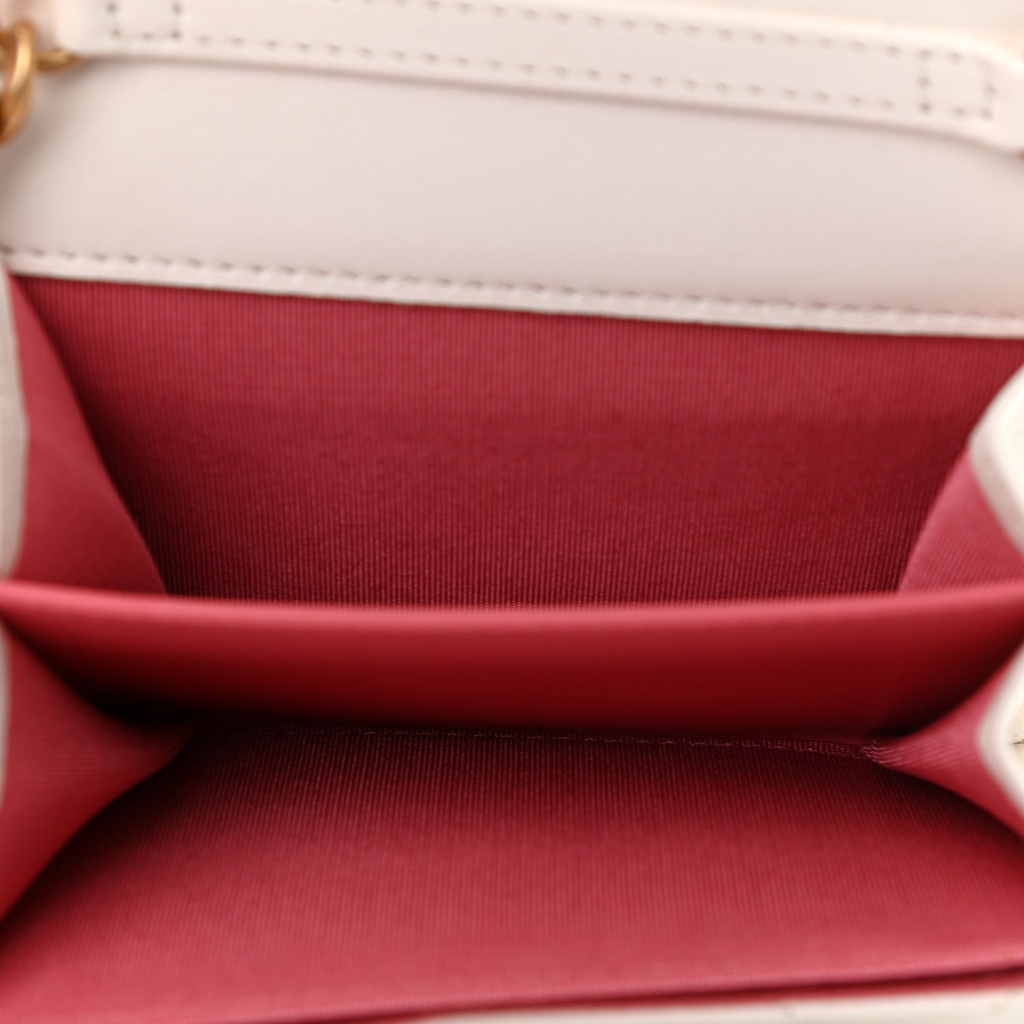 Lambskin Quilted Chanel 19 Flap Coin Purse With Chain White