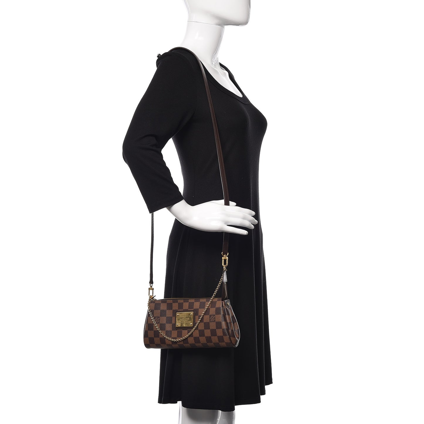 Damier Ebene Eva Clutch