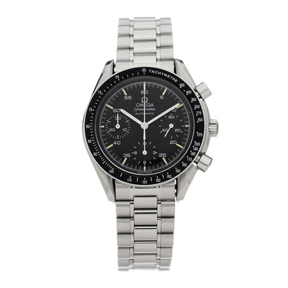 Omega Stainless Steel 39mm Speedmaster Chronograph Automatic Watch Black 3510.50.00 1 of 4