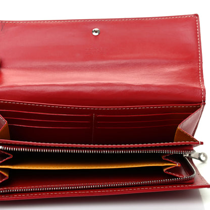 Goyard Goyardine Varenne Long Wallet Red 4 of 6