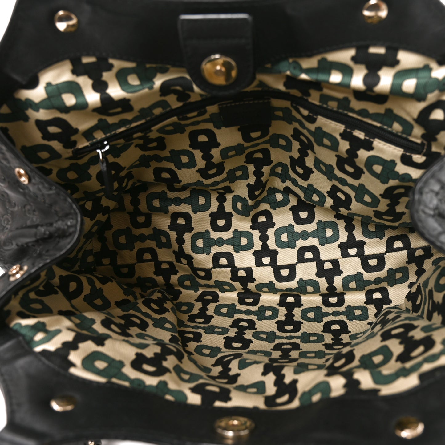Guccissima Medium Sukey Tote Black