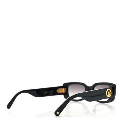Louis Vuitton Acetate LV Circle Cat Eye Sunglasses Z2109W Black 4 of 7