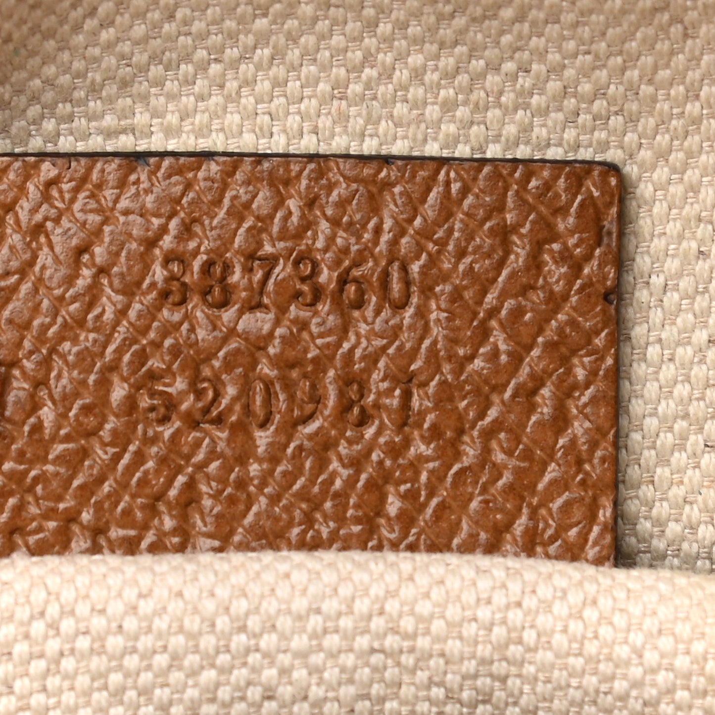 Monogram Mini Bree Messenger Bag Beige Tabacco