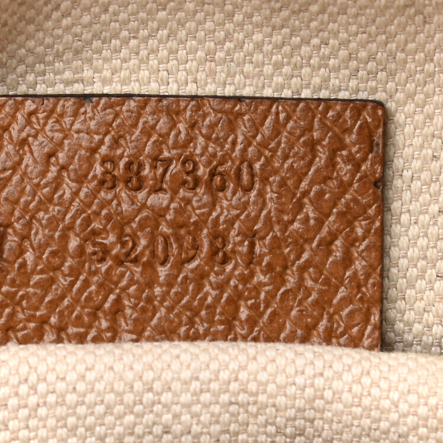 Gucci Monogram Mini Bree Messenger Bag Beige Tabacco 7 of 10