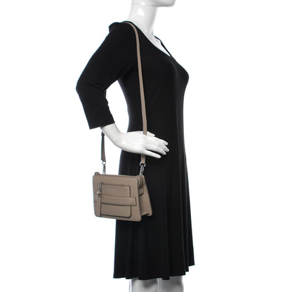 Marc Jacobs Saffiano Medium Madison Flap Crossbody Bag Cement 2 of 9