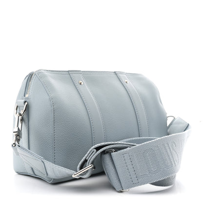 Louis Vuitton Grained Calfskin Aerogram City Keepall Cloud Blue 3 of 10