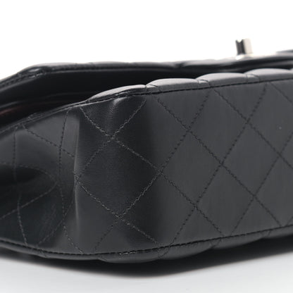 Chanel Lambskin Quilted Medium Double Flap Black 7 of 11