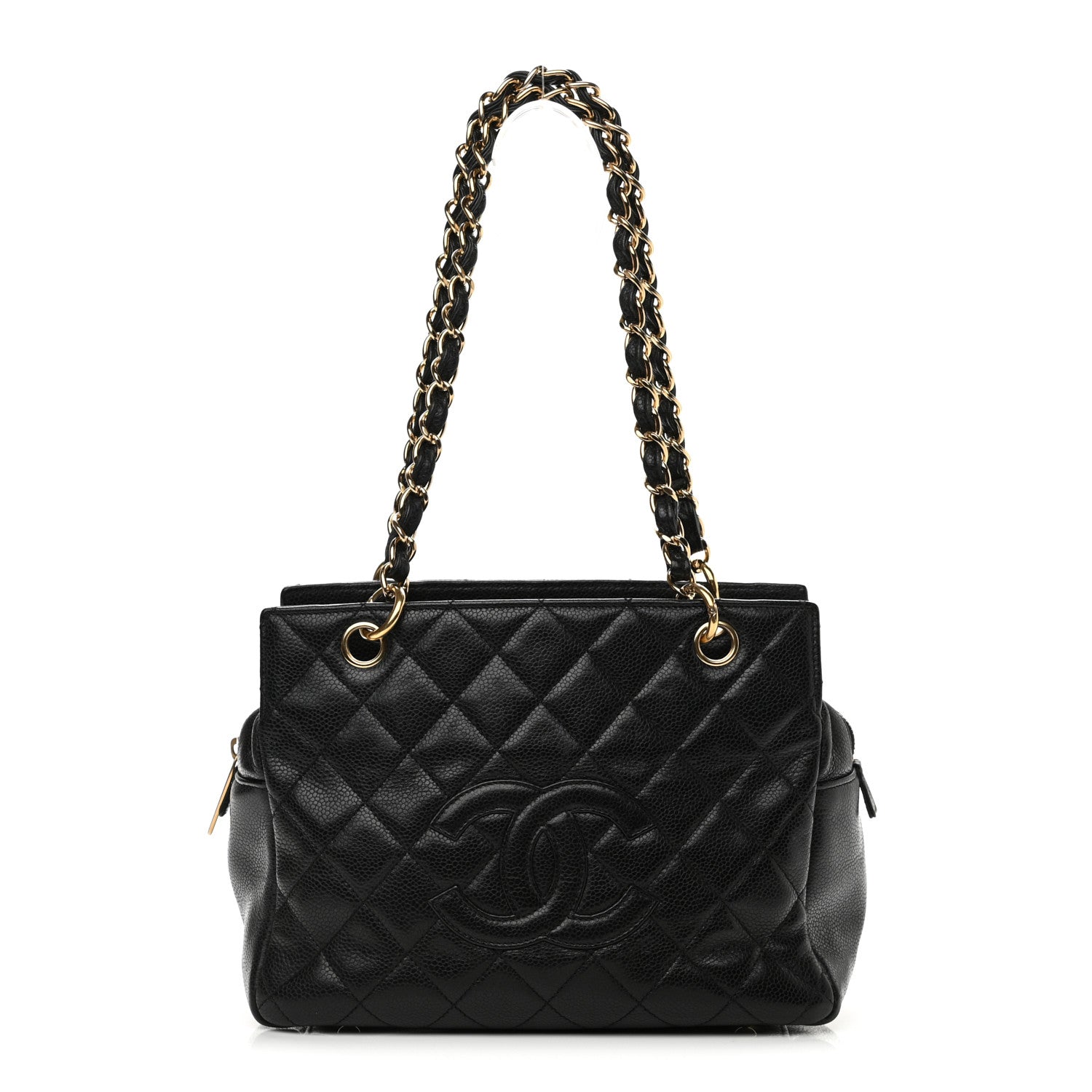 Chanel Caviar Quilted Petit Timeless Tote PTT Black 1 of 11