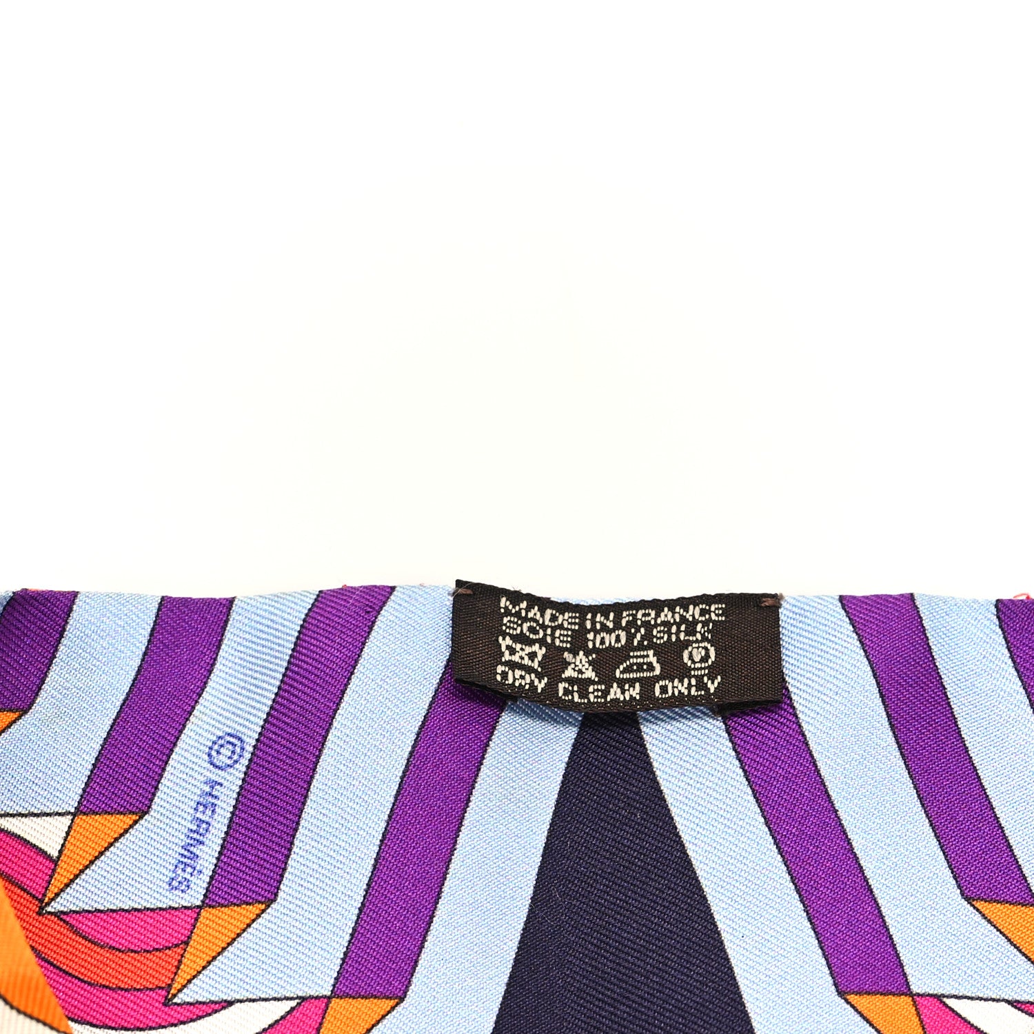 Hermes Silk Ballet Aquatique Twilly Rouge Orange Ciel 3 of 5