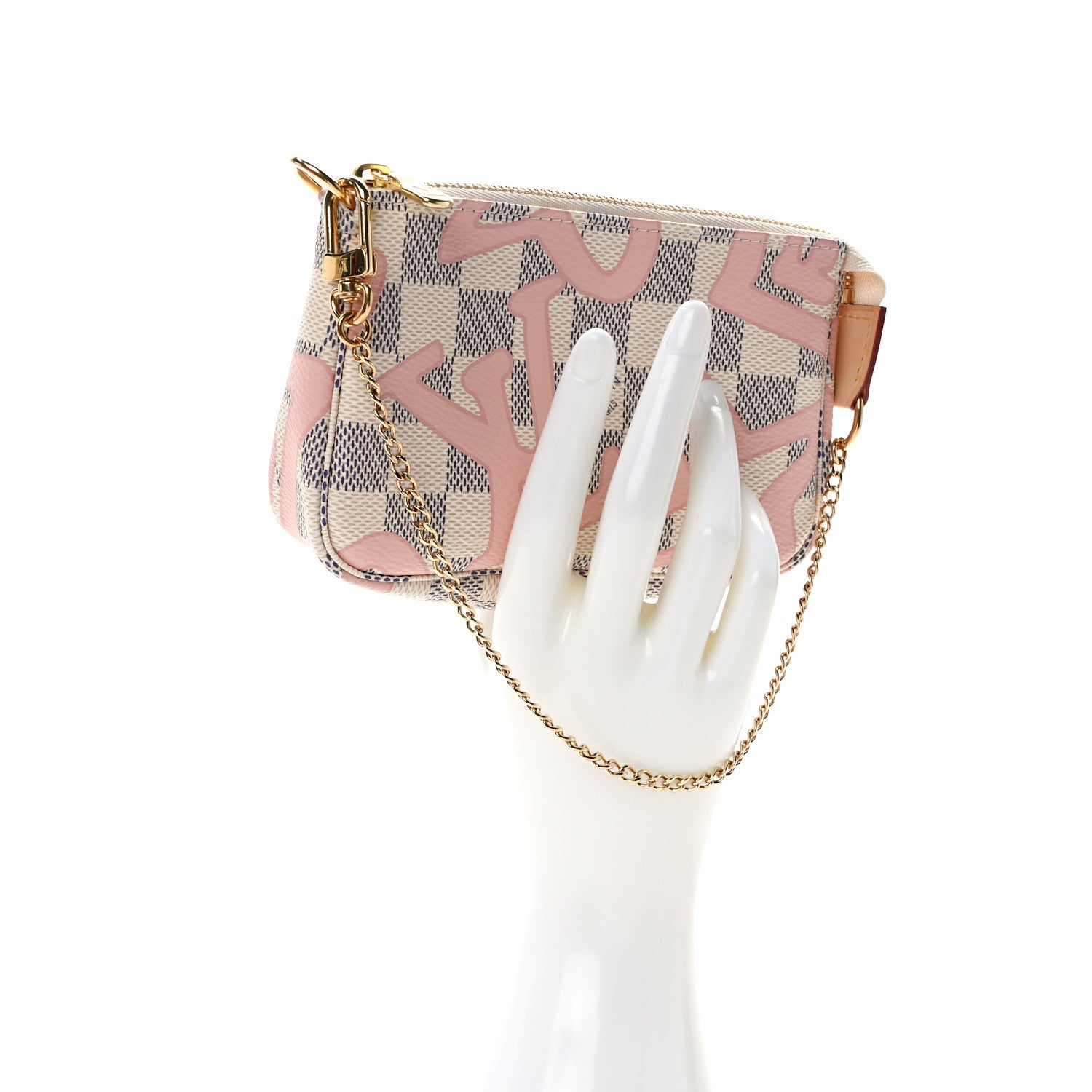 Louis Vuitton Damier Azur Tahitienne Mini Pochette Accessories 2 of 8