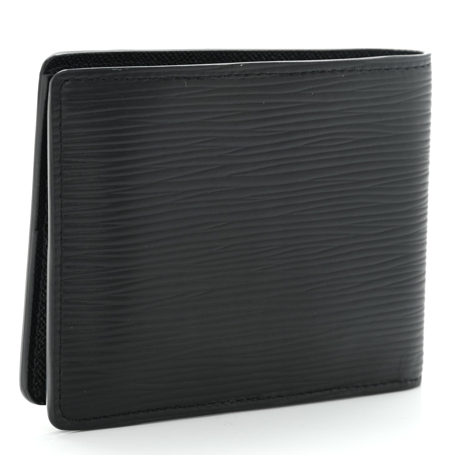 Louis Vuitton Epi Slender Wallet Black 3 of 8