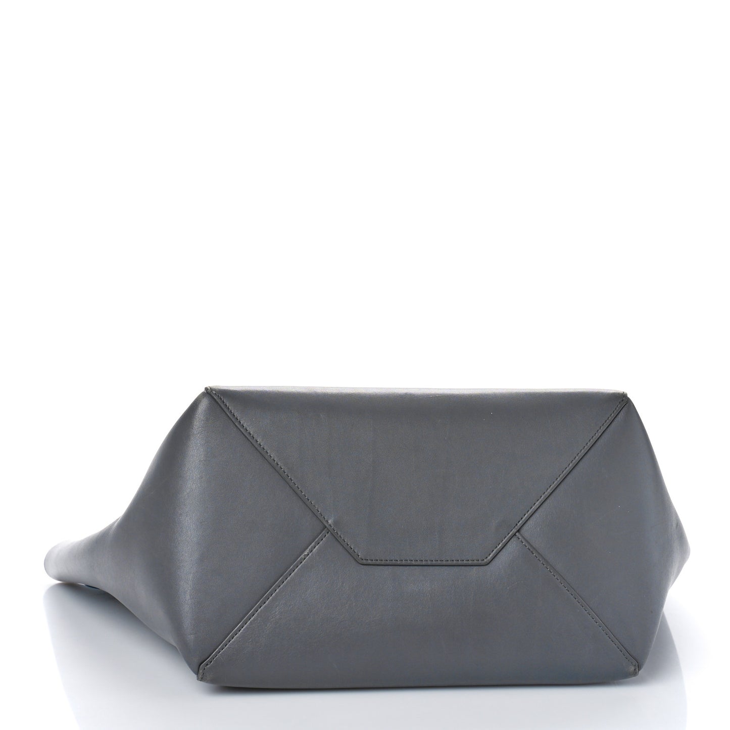 Smooth Calfskin Small Belt Cabas Light Anthracite