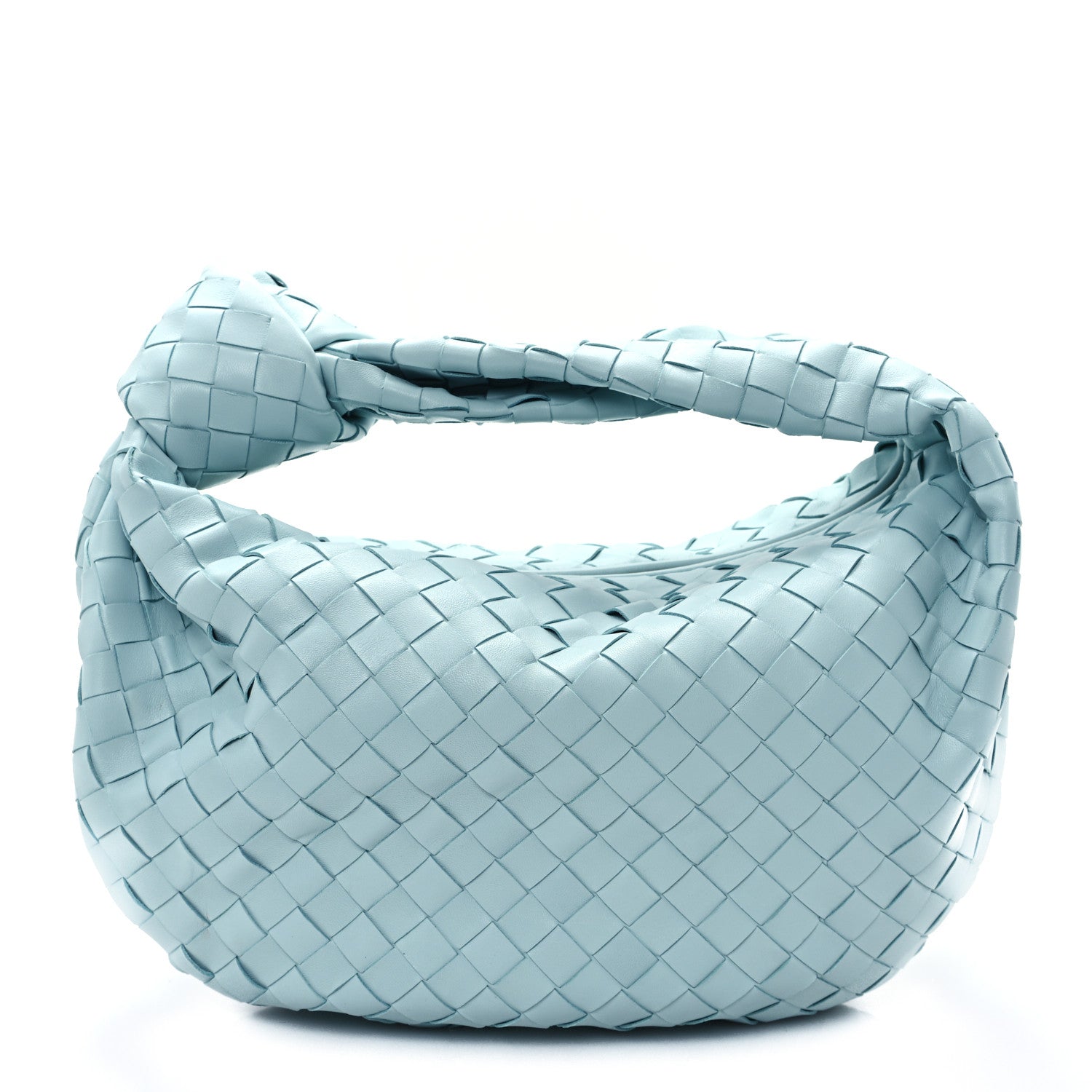 Bottega Veneta Nappa Intrecciato Teen Jodie Hobo Teal Washed 1 of 10