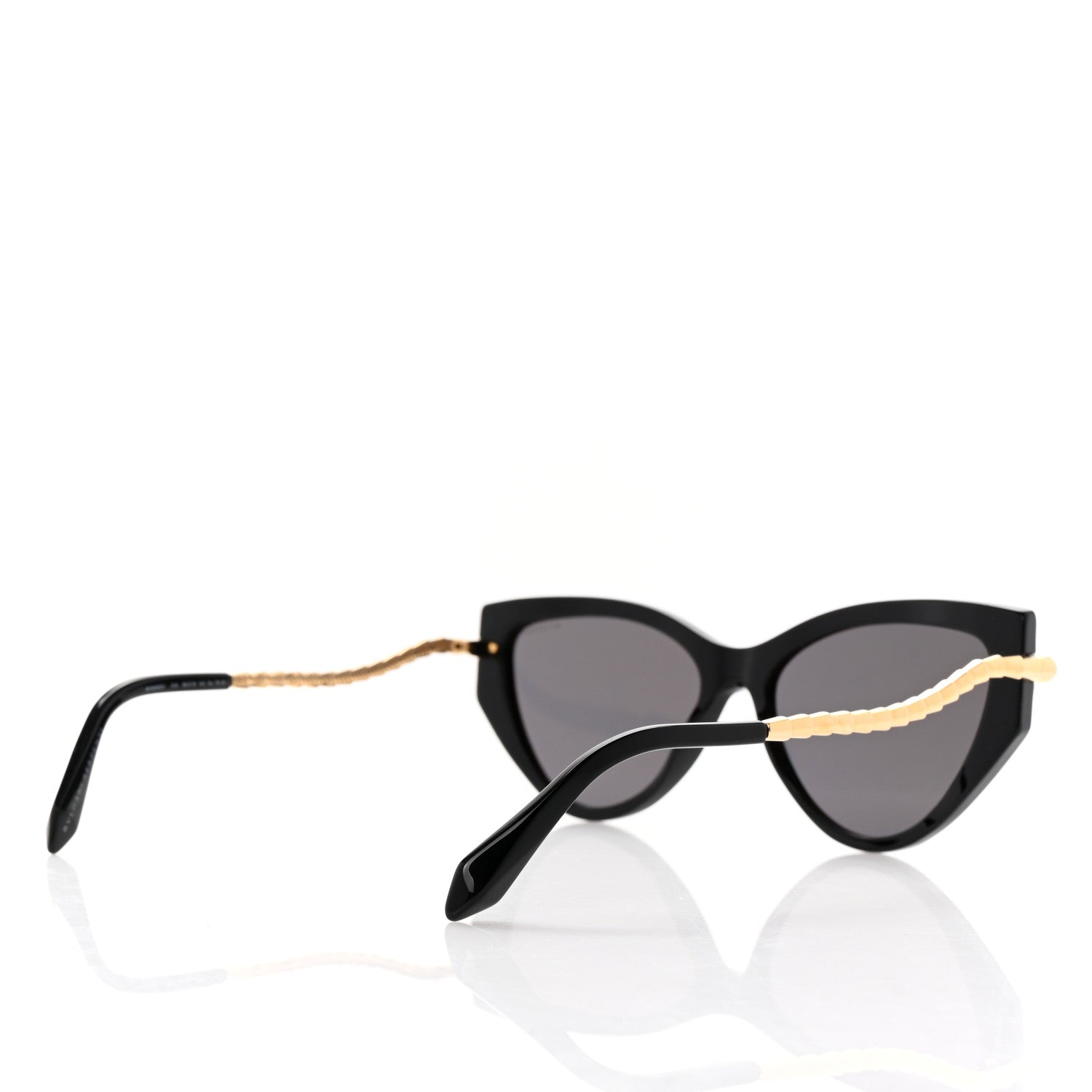 Bulgari Serpenti Cat Eye Sunglasses Black 4 of 8