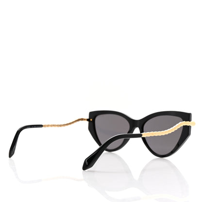 Bulgari Serpenti Cat Eye Sunglasses Black 4 of 8