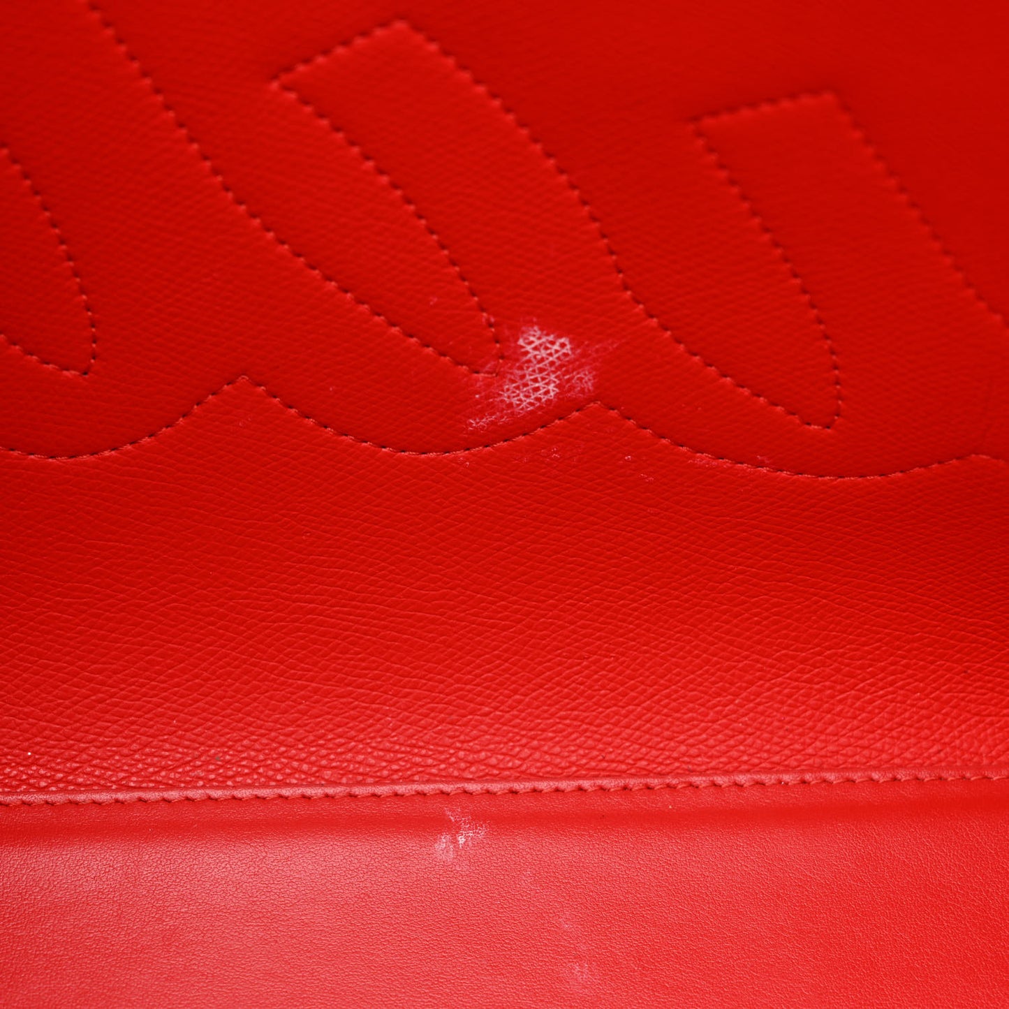 Calfskin Patent Logo Spikes East West Cabata Tote Red