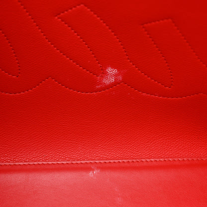 Christian Louboutin Calfskin Patent Logo Spikes East West Cabata Tote Red 10 of 20