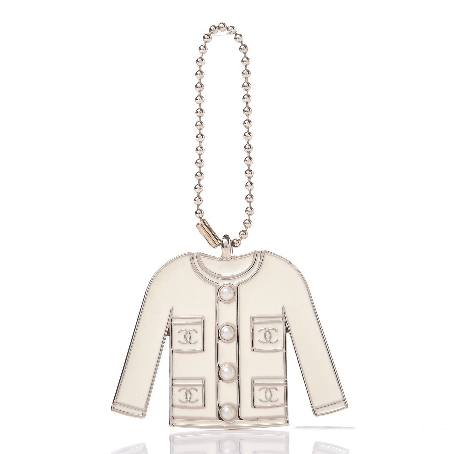 Pearl Enamel Blazer Jacket Charm