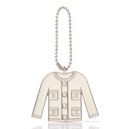 Chanel Pearl Enamel Blazer Jacket Charm 1 of 2