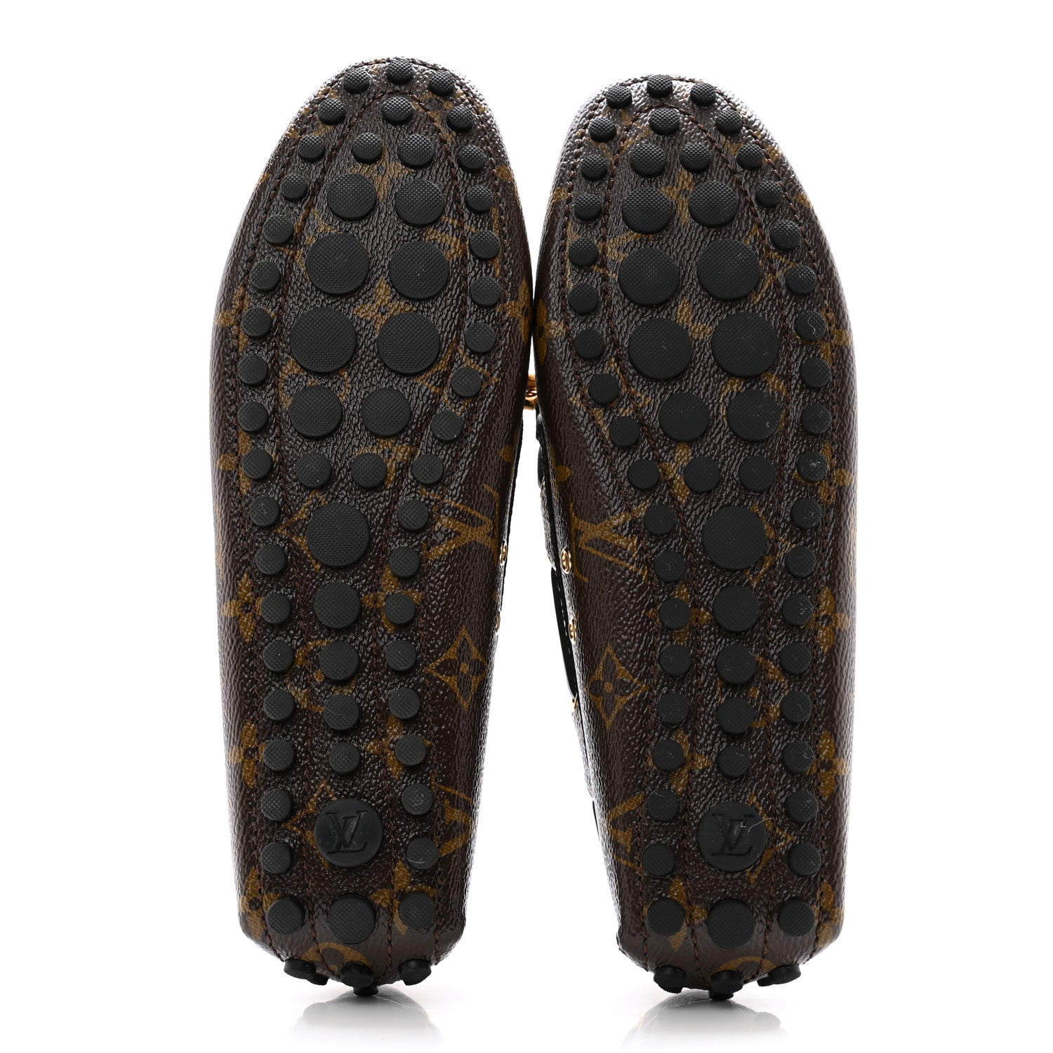 Louis Vuitton Patent Reverse Monogram Gloria Loafers 39 5 of 9