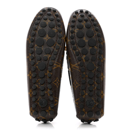 Louis Vuitton Patent Reverse Monogram Gloria Loafers 39 5 of 9