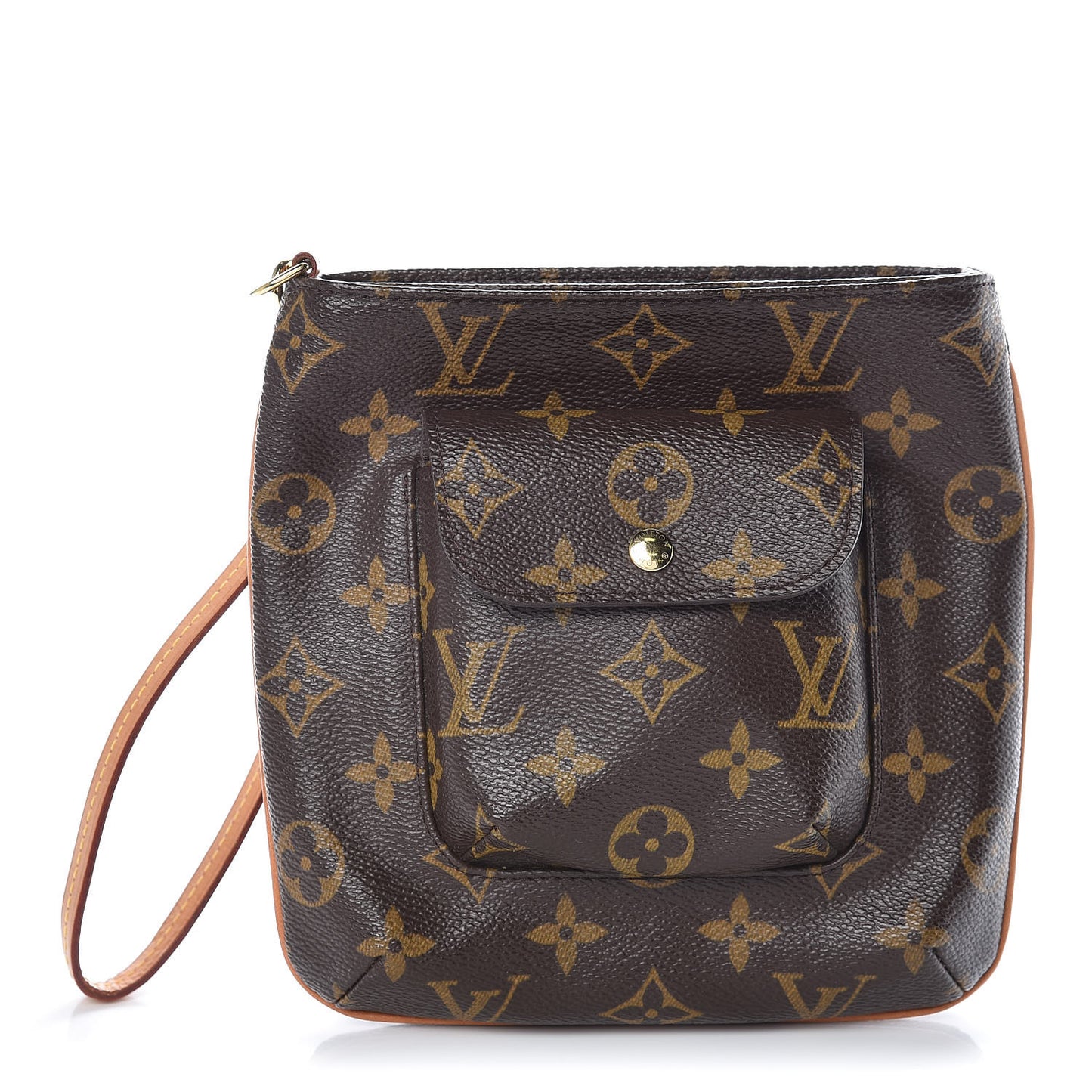 Monogram Partition Wristlet