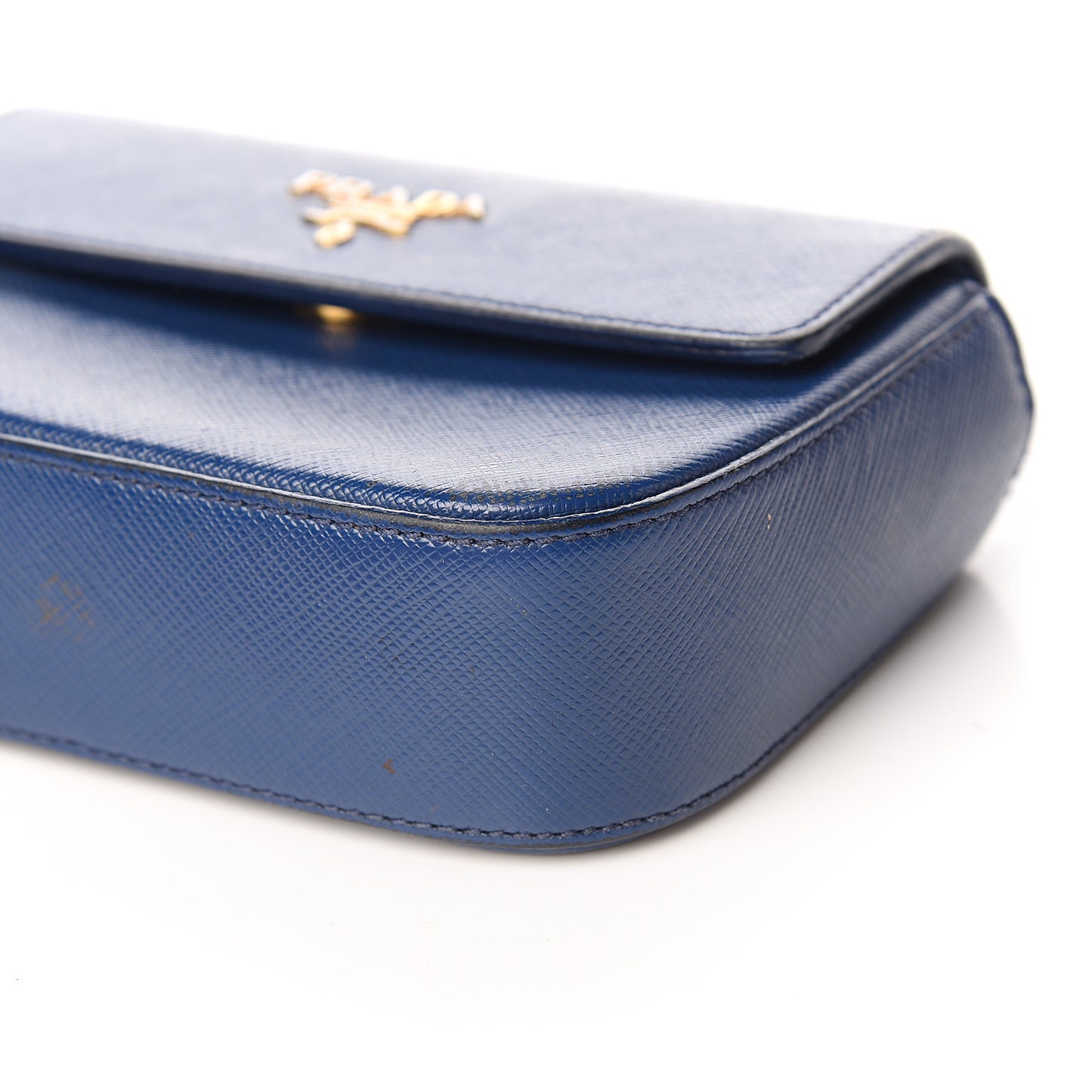 Saffiano Box Clutch Bleuette