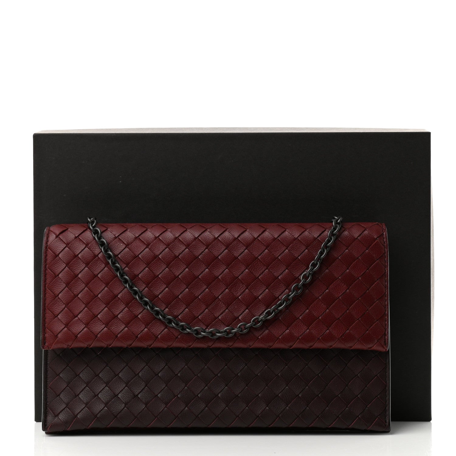 Bottega Veneta Nappa Intrecciato Wallet Bag Gigolo Red 10 of 10