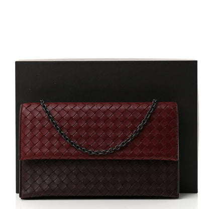 Bottega Veneta Nappa Intrecciato Wallet Bag Gigolo Red 10 of 10
