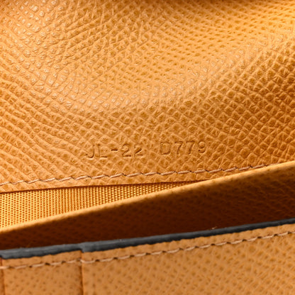 Salvatore Ferragamo Grained Calfskin Gancini Continental Wallet Langur 7 of 9