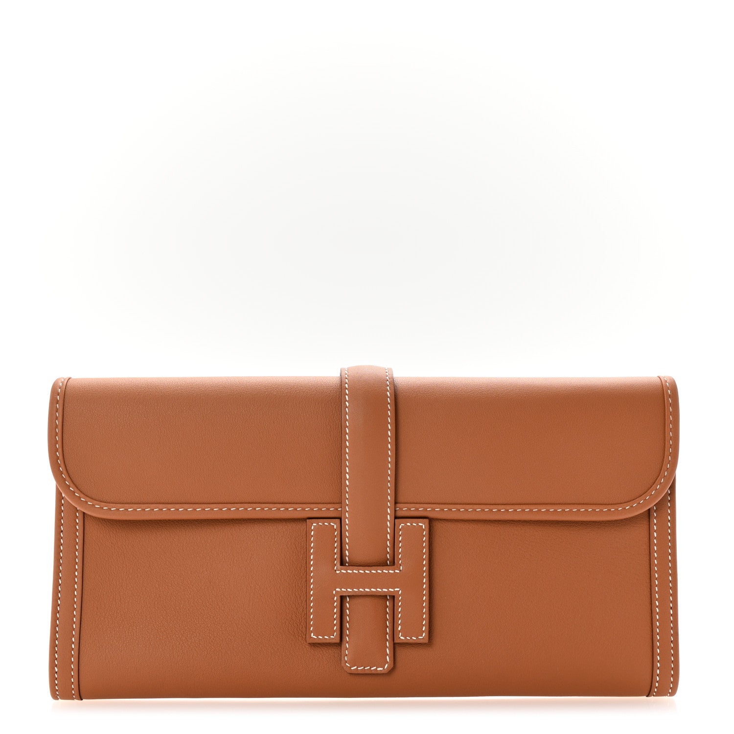 Hermes Swift Jige Elan 29 Clutch Gold 1 of 8