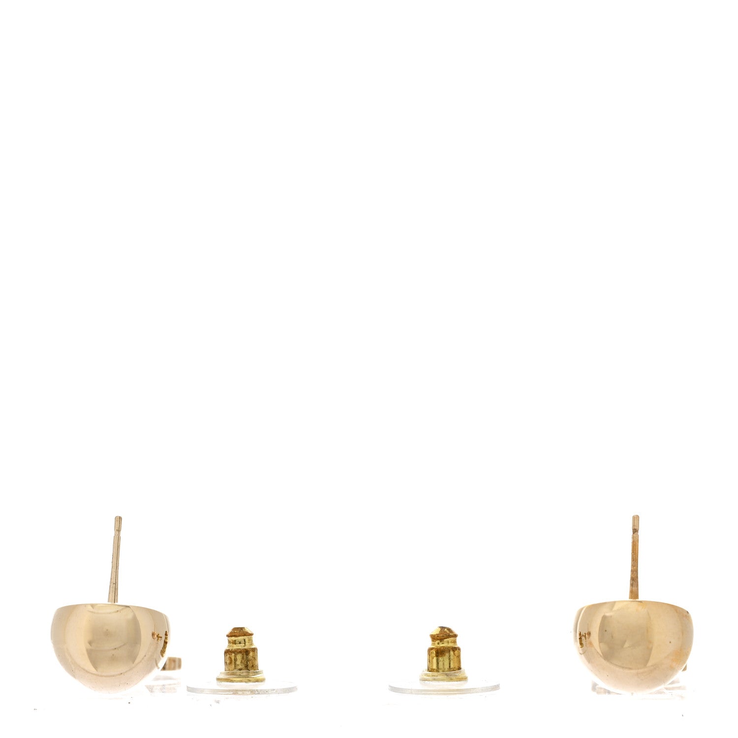 Chanel Metal CC Drop Earrings Gold 3 of 5