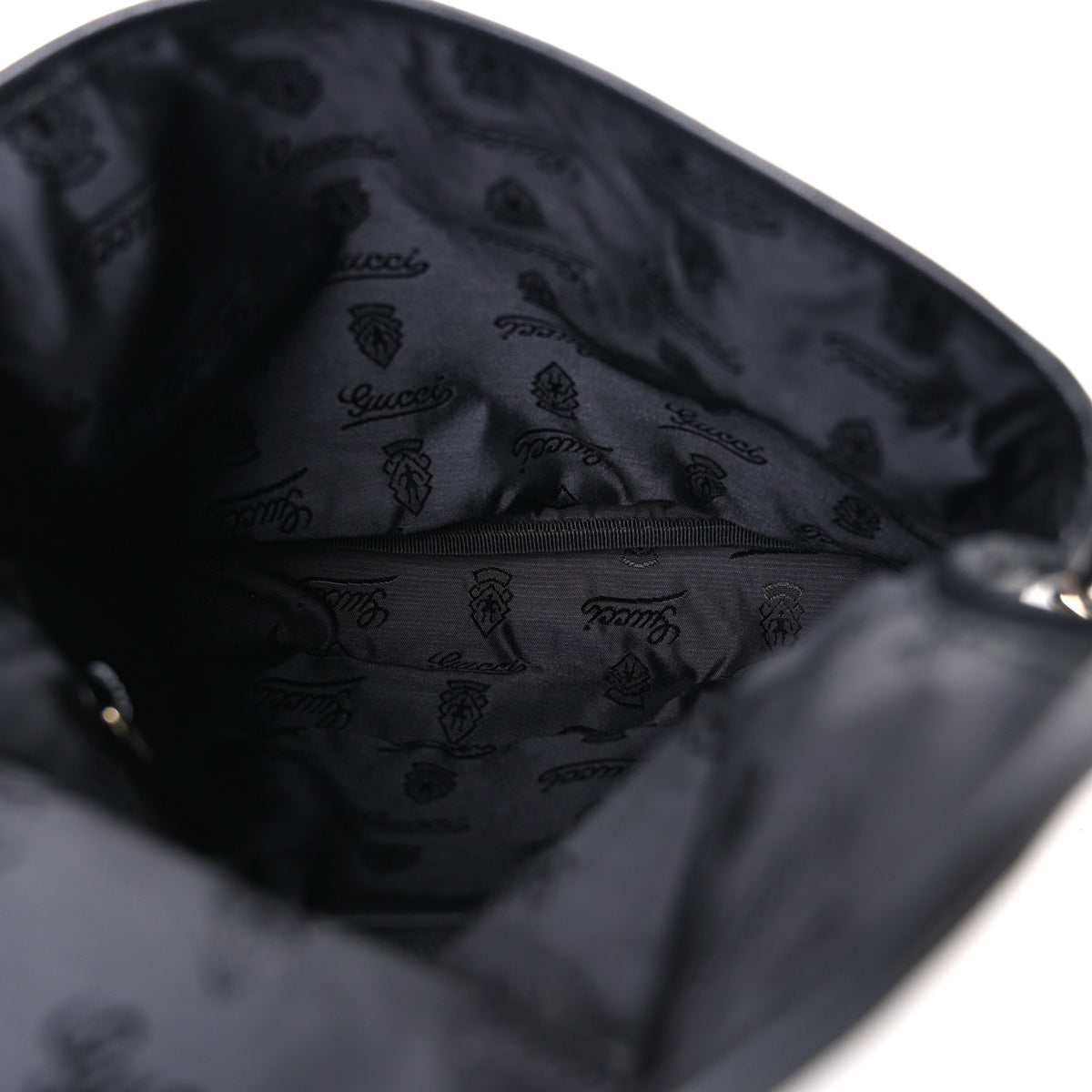 Guccissima Small Flap Messenger Bag Black