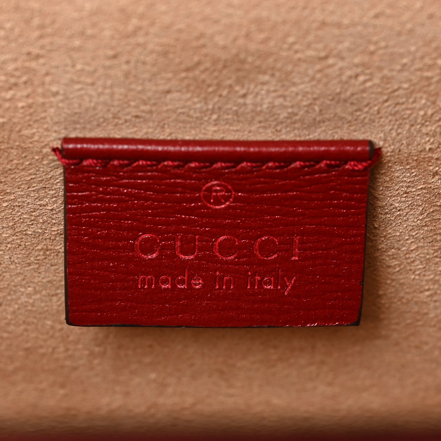Gucci Azalea Calfskin Small Padlock Bamboo Shoulder Bag Romantic Cerise 6 of 9