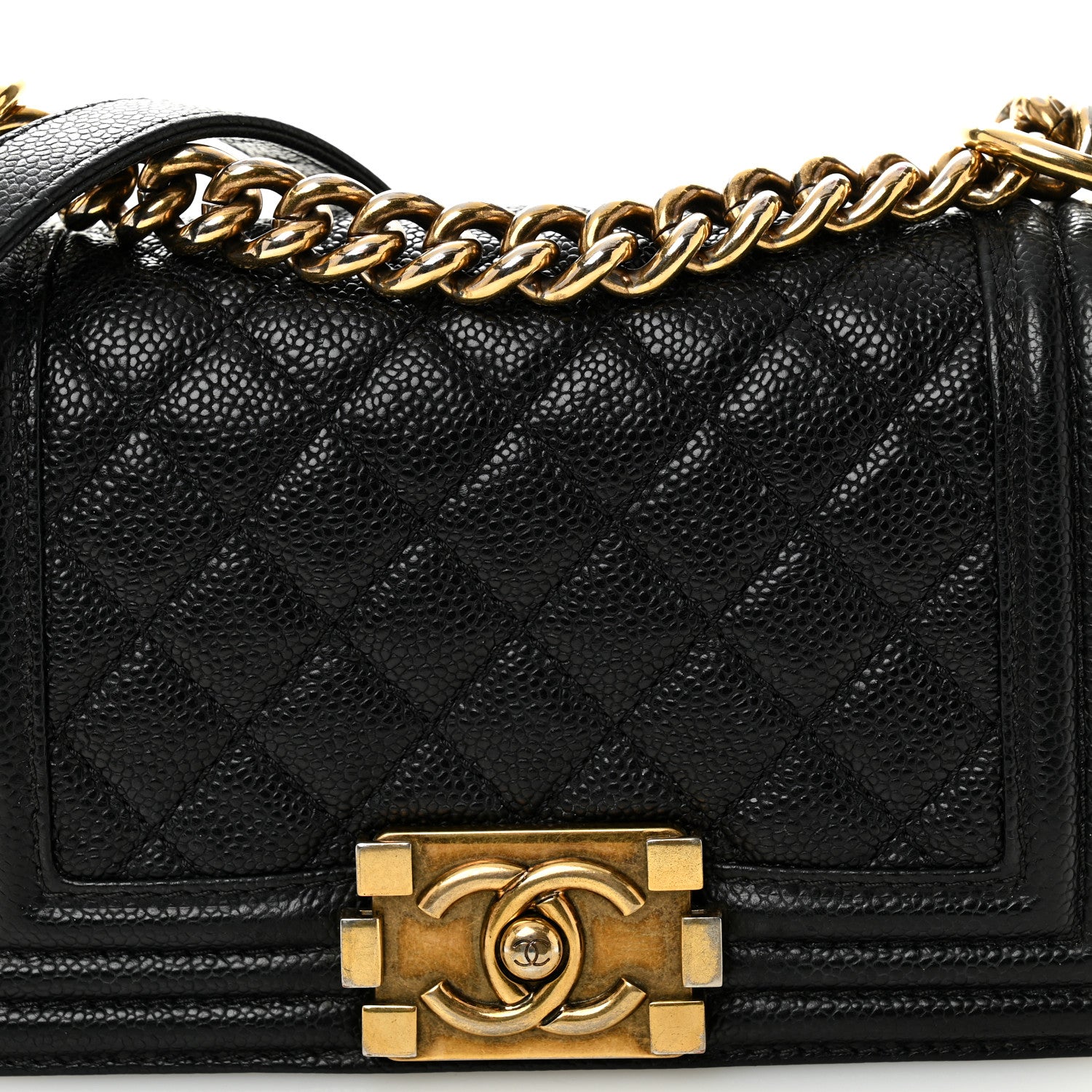 Chanel Caviar Quilted Small Boy Flap Black 8 of 11