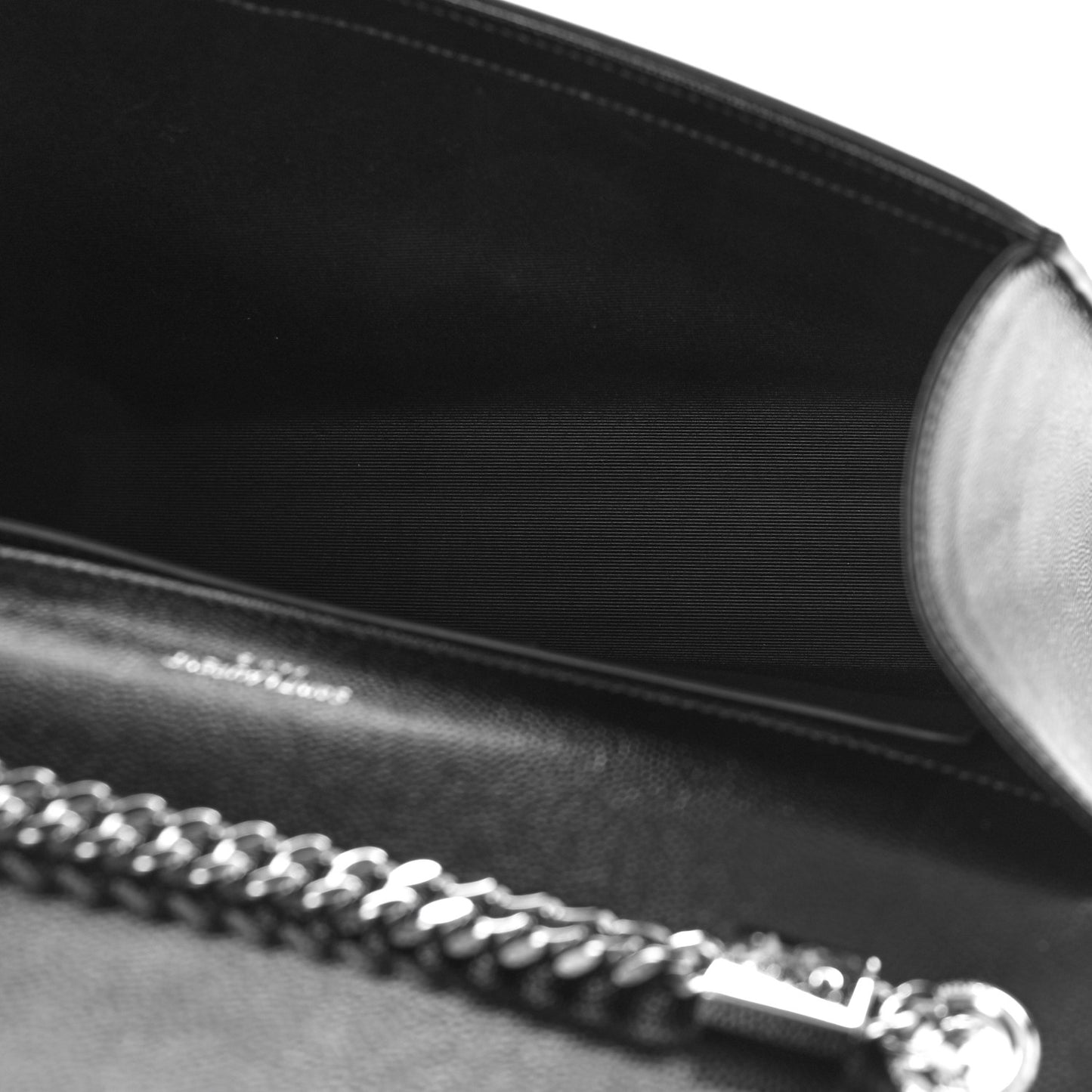 Grain De Poudre Large Classic Monogram Kate Satchel Black