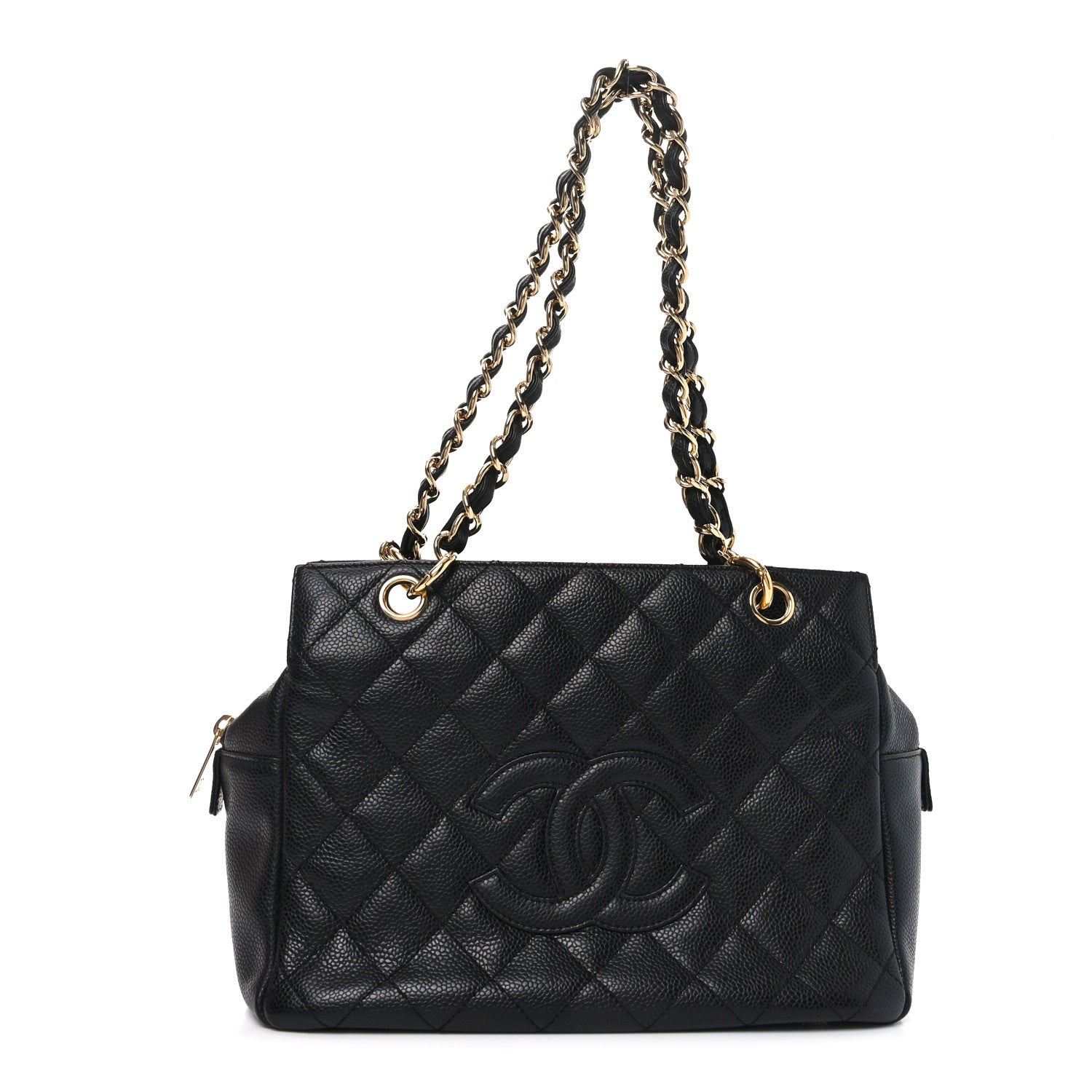 Chanel Caviar Quilted Petit Timeless Tote PTT Black 1 of 10