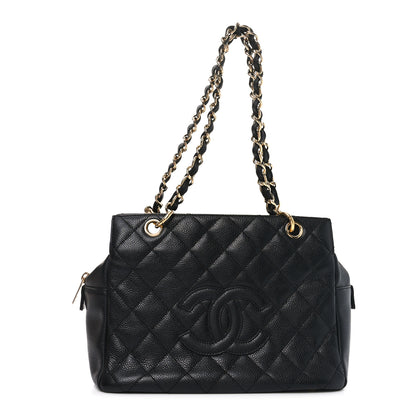 Chanel Caviar Quilted Petit Timeless Tote PTT Black 1 of 10