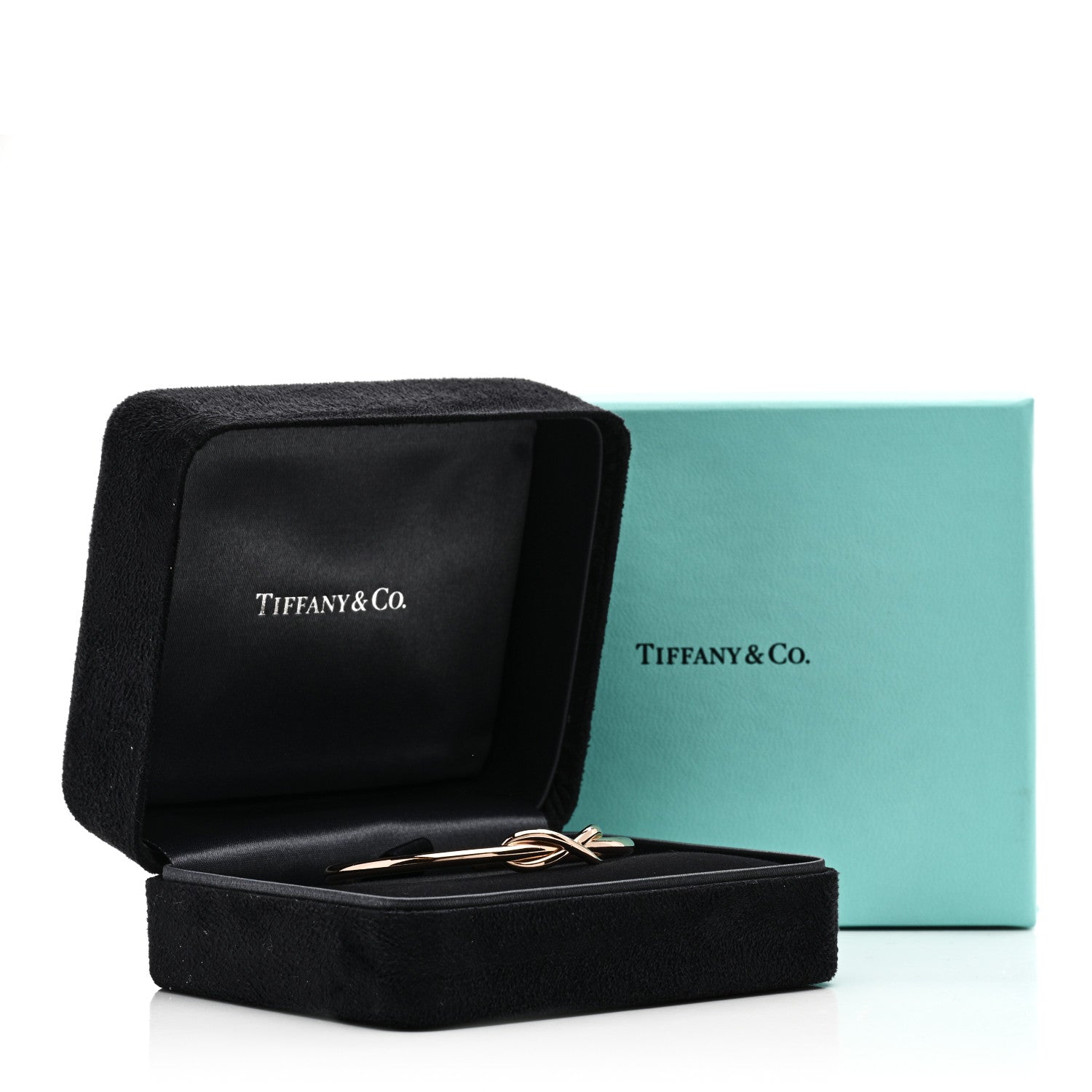 Tiffany 18K Rose Gold Infinity Cuff Bracelet 4 of 4