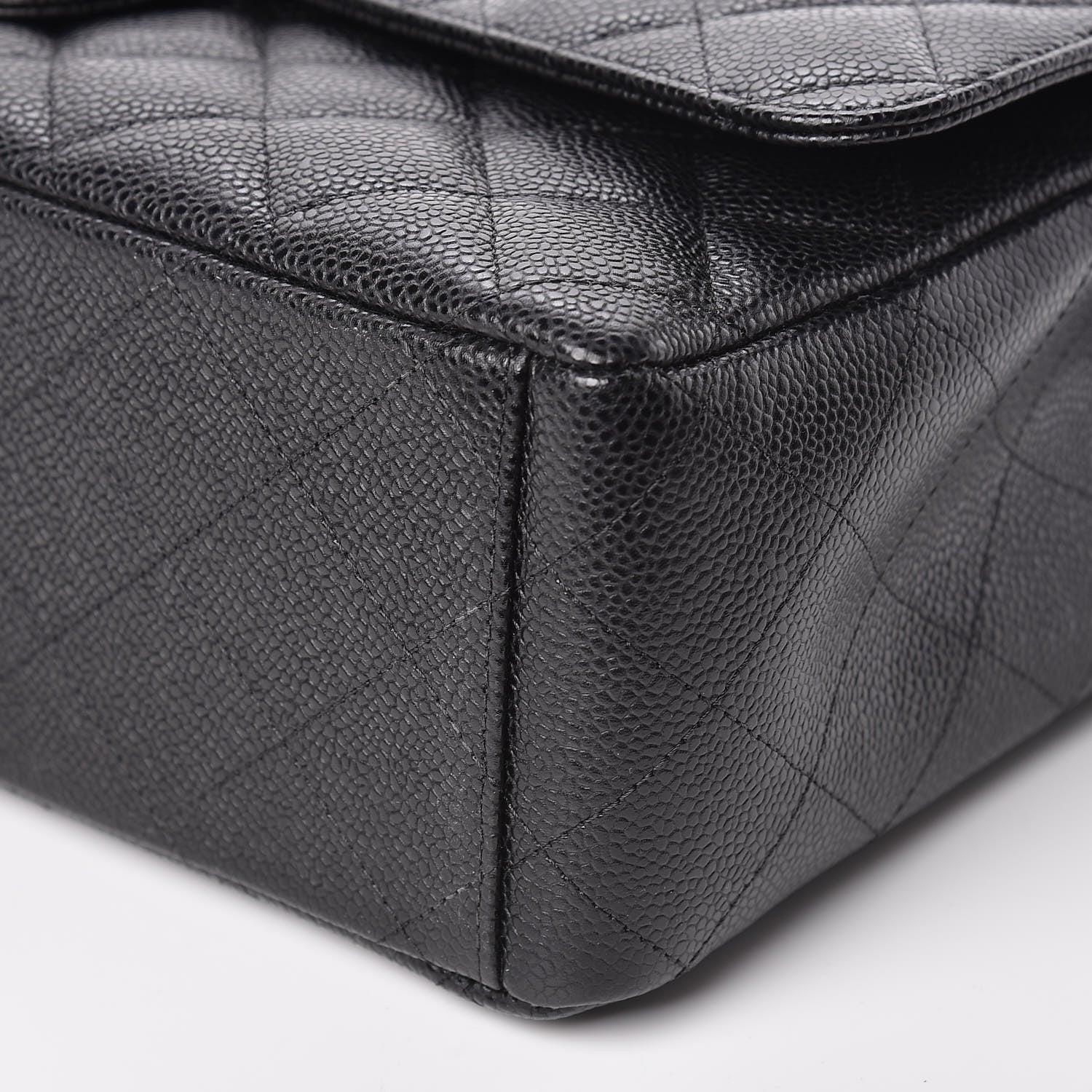 Chanel Caviar Quilted Maxi Double Flap Black 9 of 10