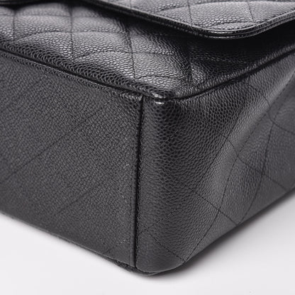 Chanel Caviar Quilted Maxi Double Flap Black 9 of 10