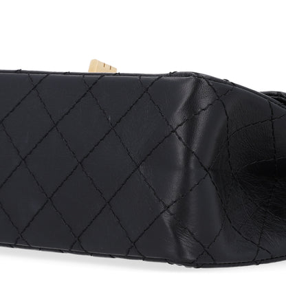 Chanel Aged Calfskin Quilted 2.55 Reissue Mini Flap Black 10 of 10