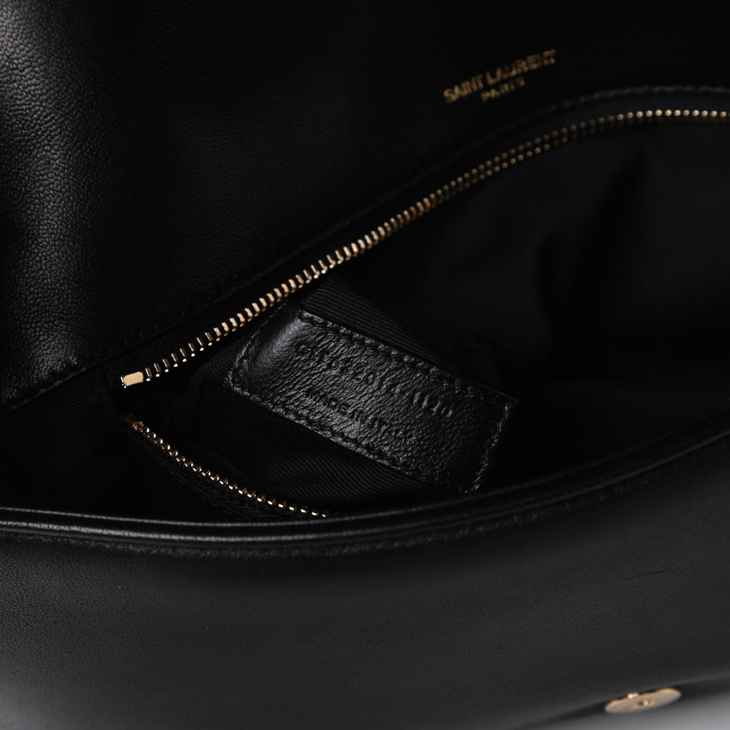 Lambskin Matelasse Monogram Kate 99 Black