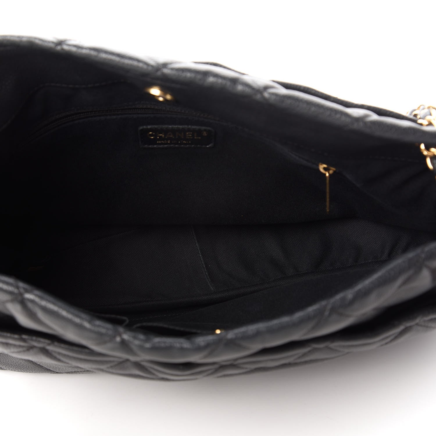 Chanel Caviar Quilted Timeless CC Soft Tote Black 5 of 10