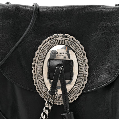 Saint Laurent Lambskin Anita Tassed Crossbody Bag Black 8 of 10