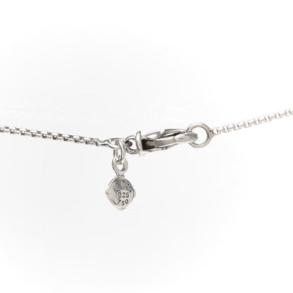 David Yurman Sterling Silver 18K Yellow Gold Open Heart Cable Necklace 5 of 6