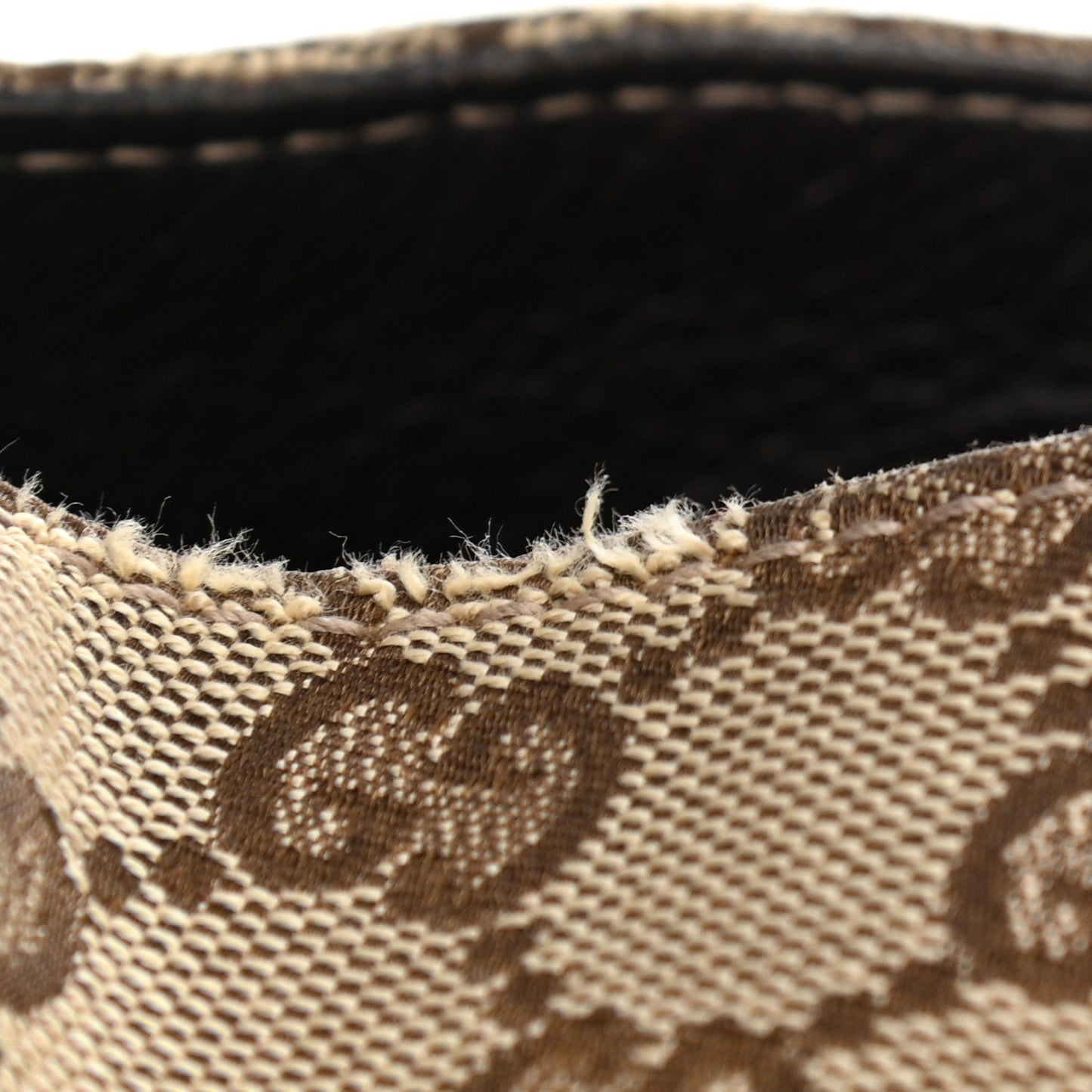 Monogram Large New Ladies Web Hobo Dark Brown