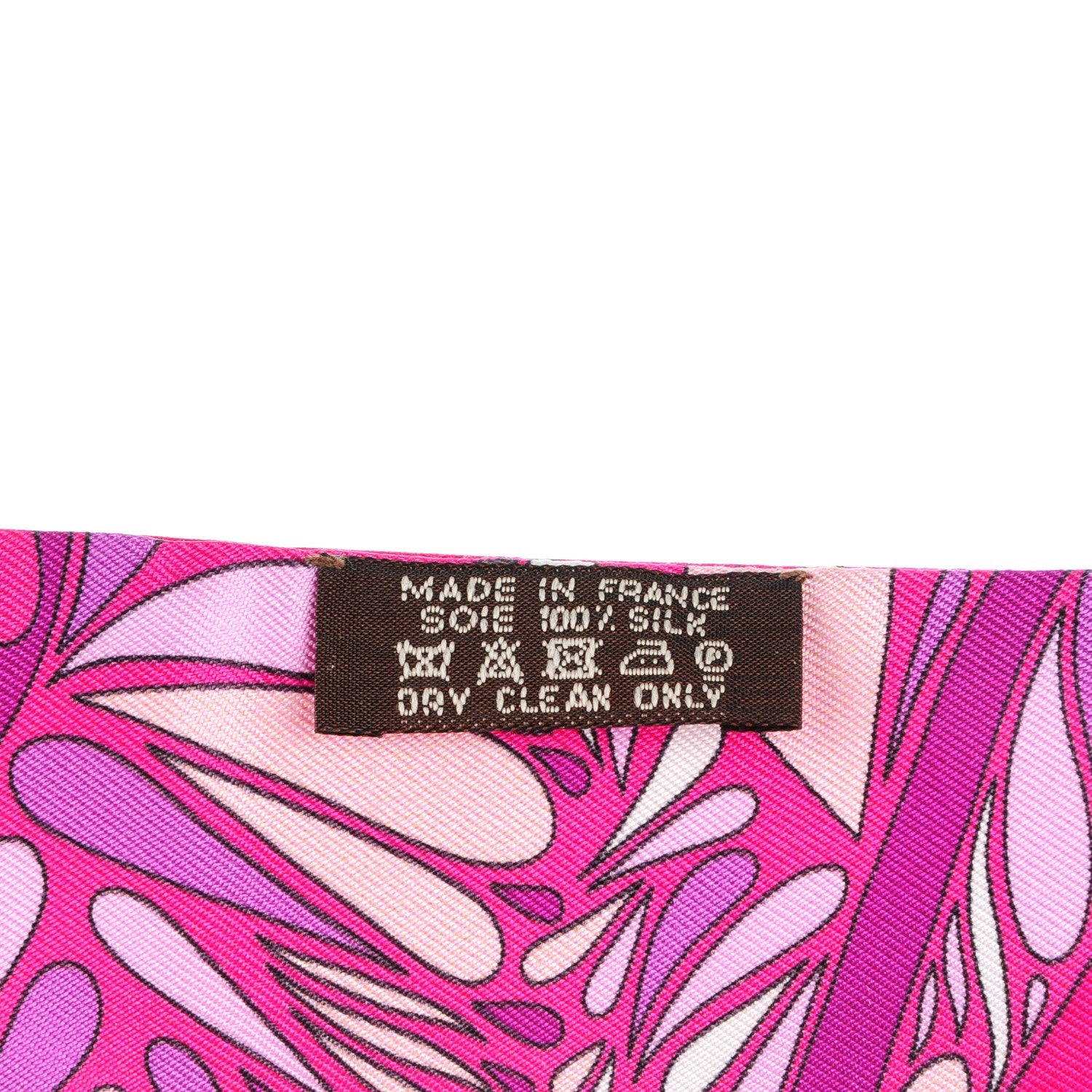 Hermes Silk Millefleurs Du Mexique Twilly Fuchsia Mauve Rose 4 of 5